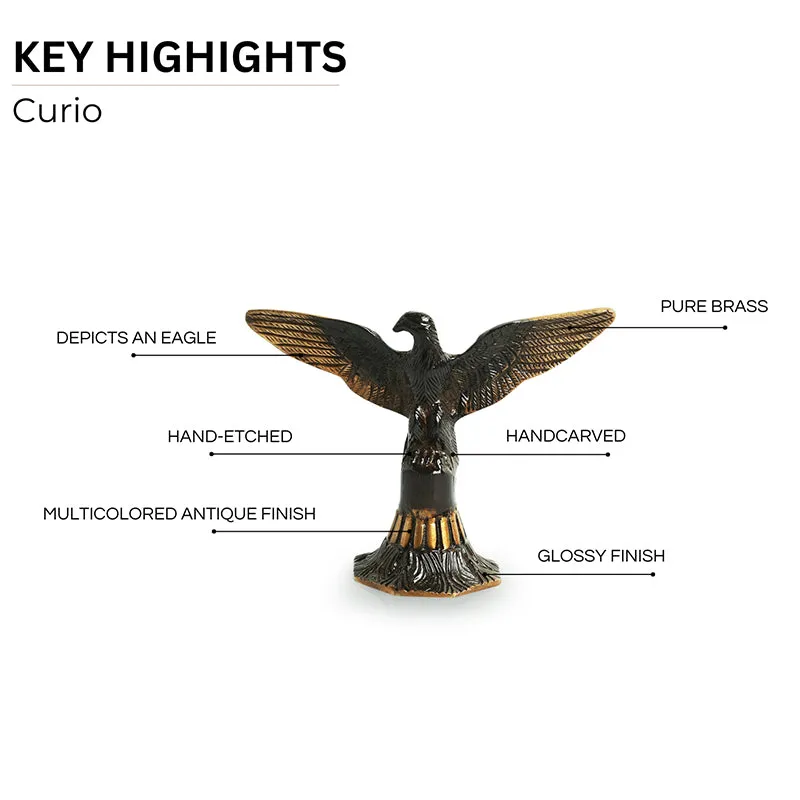 Wind In Wings Brass Showpiece media 5