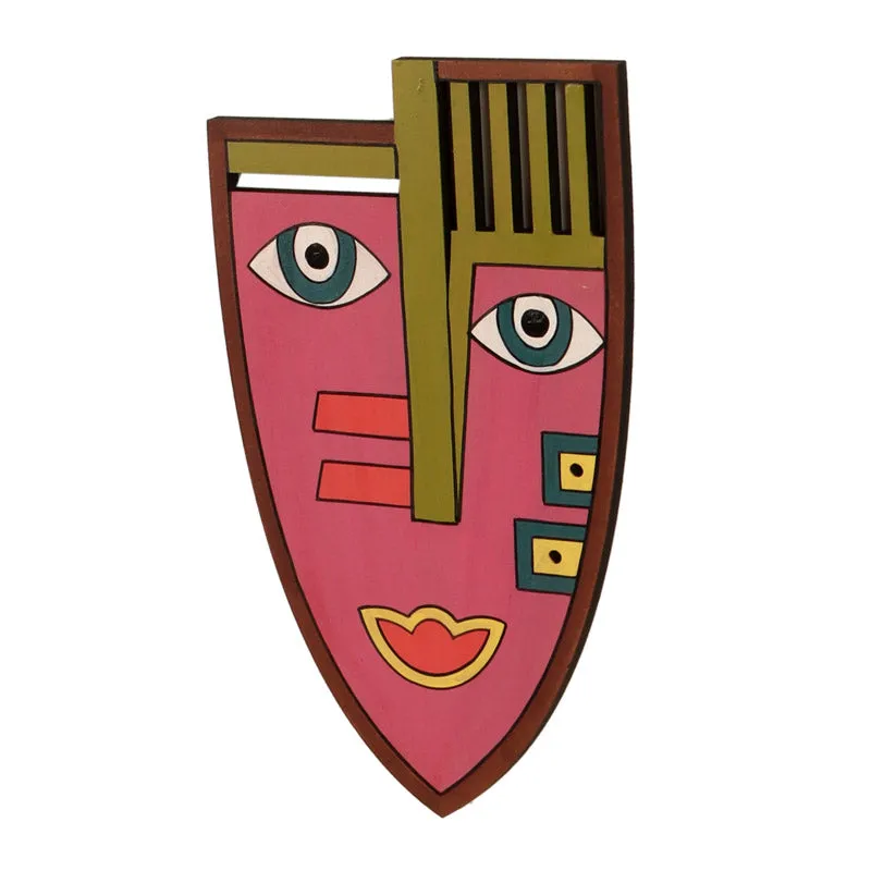 Raagavi Mask Wooden Wall Accent media 4
