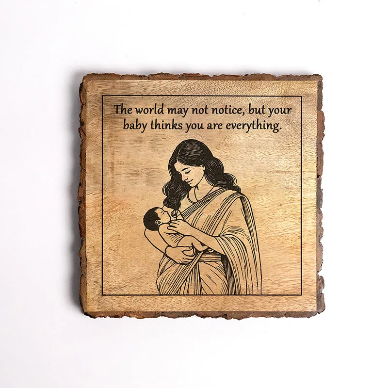 Your Baby Thinks You're Everything Showpiece - Square media 5