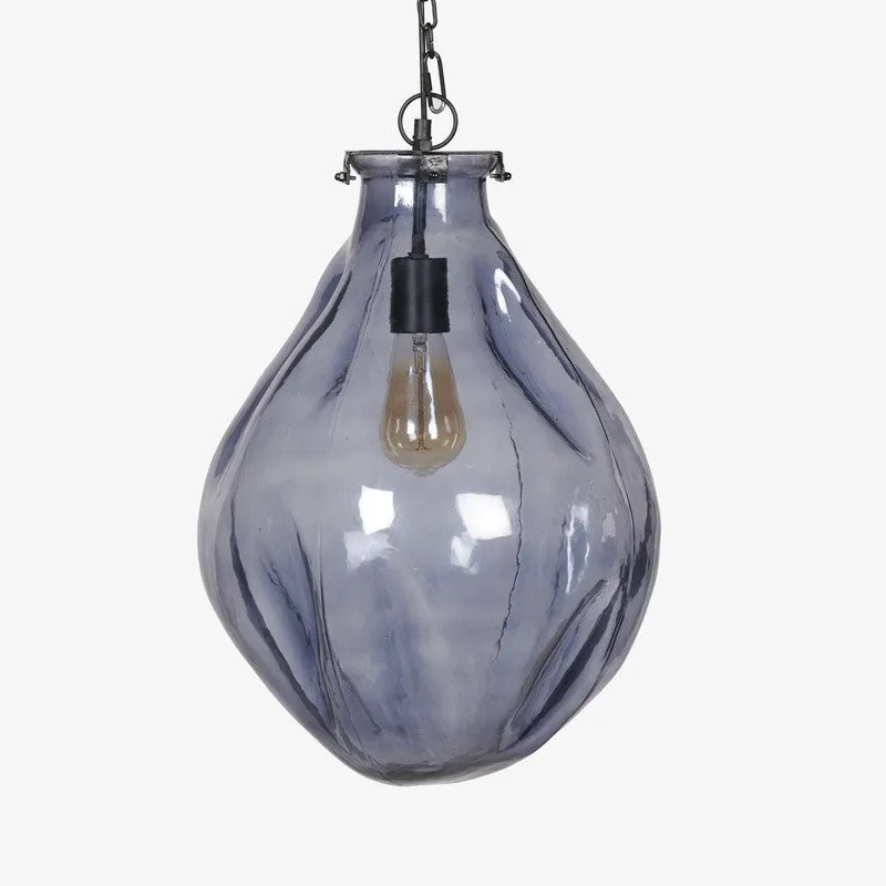 Orange Tree Sogu Black Glass Ceiling Lamp media 4