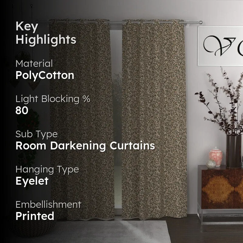 Earthen Bloom Curtains - Set of Two media 2