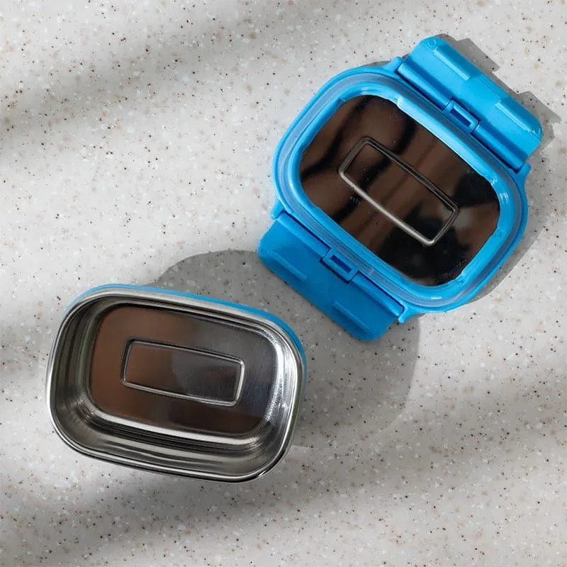 Omera Lunch Box (Light Blue) - 180 ML - 7