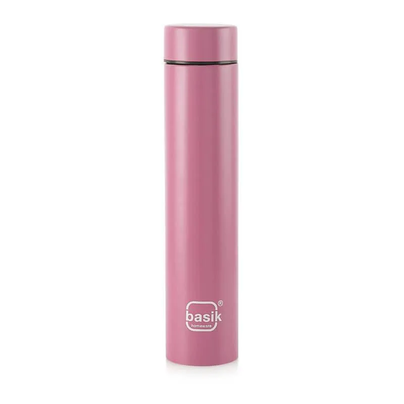 Evara Stainless Steel Bottle (Pink) - 440 mL media 3