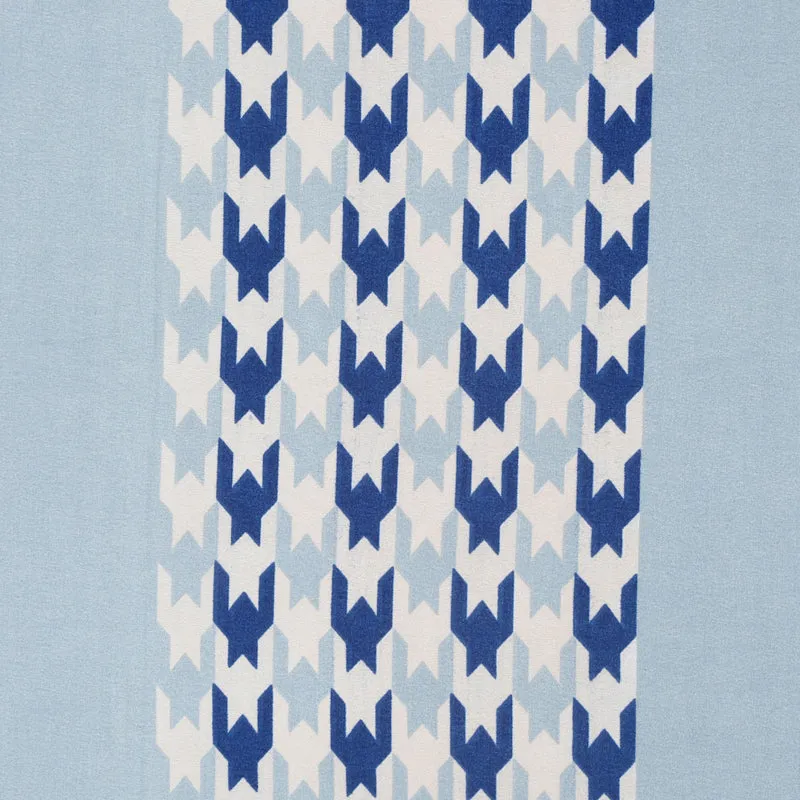 Blue Geometrica Diwan Set - Six Piece Set media 5