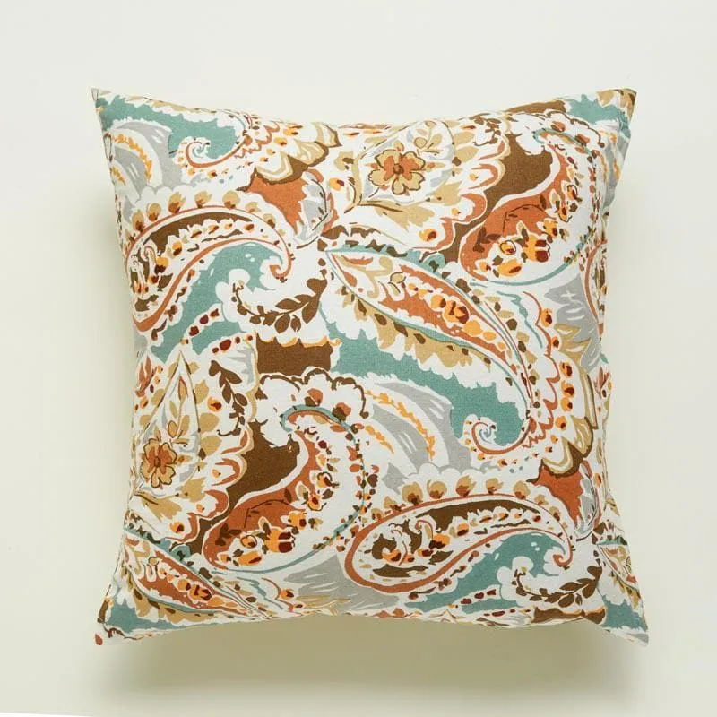 Paisley Rush Cushion Cover (Brown) - Set Of Five media 3