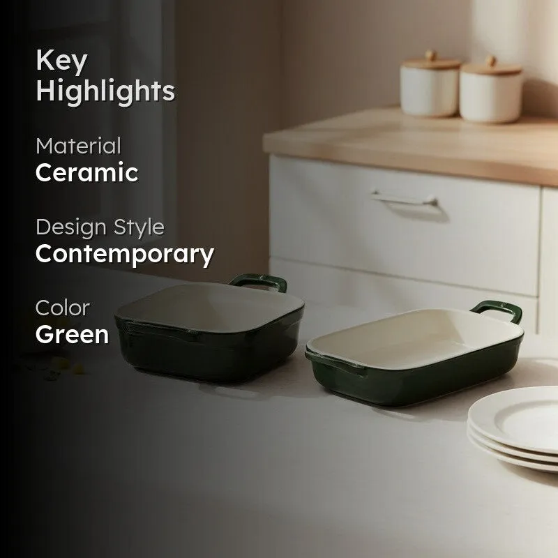 Cumin Co Ceramic Baking Trays - Green media 2