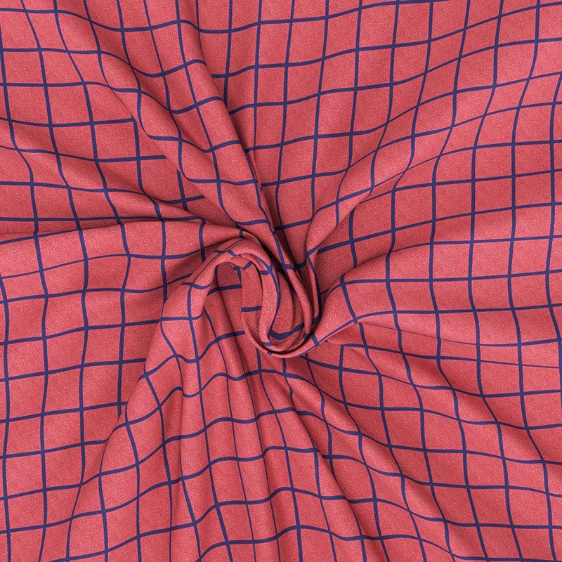 Nautica Mosaic Luxe Geometric Cotton Bedsheet (Red) - 160 TC media 6