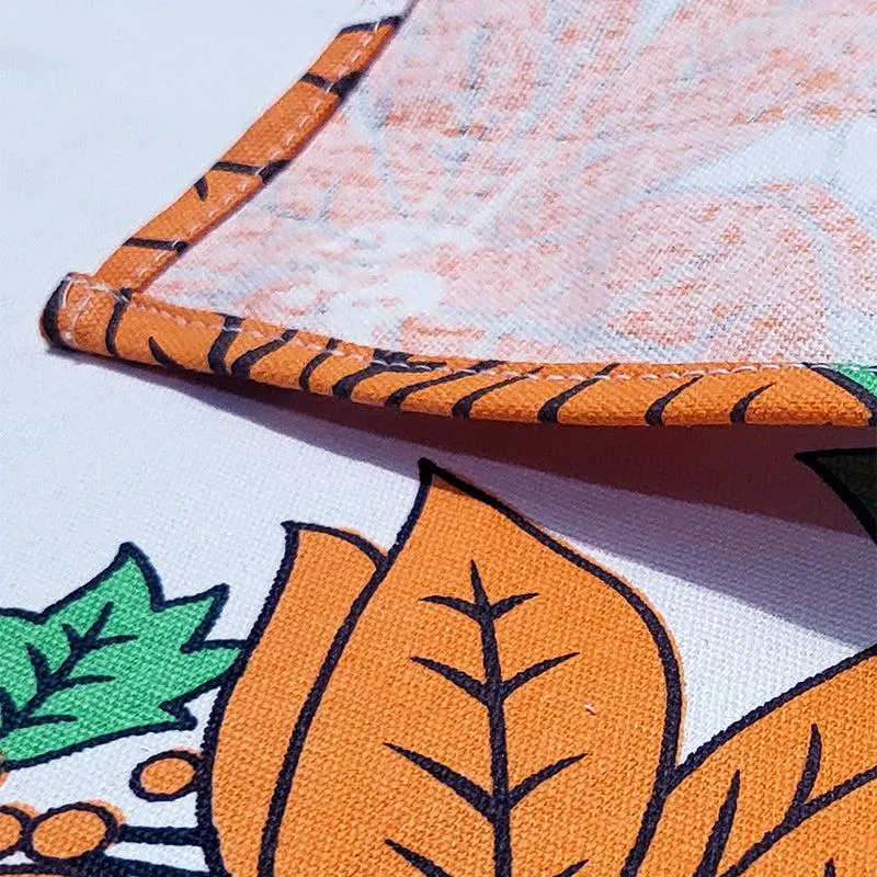 Acora Floral Placemat (Orange) - Set of Eight media 4