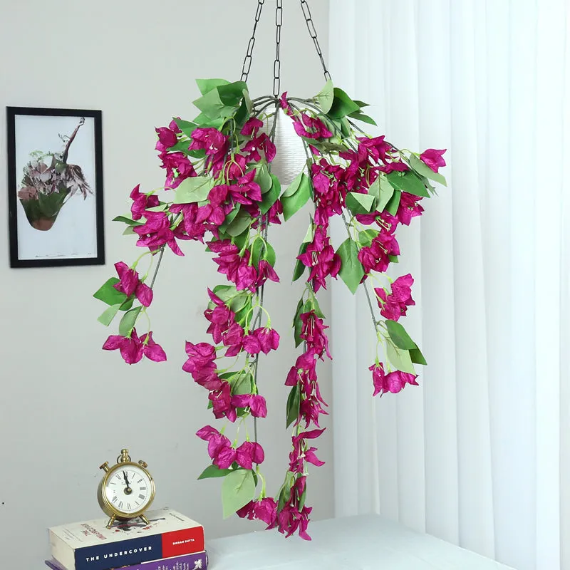 Peternia Artificial Plastic Bougainvillaea - Purple media 4