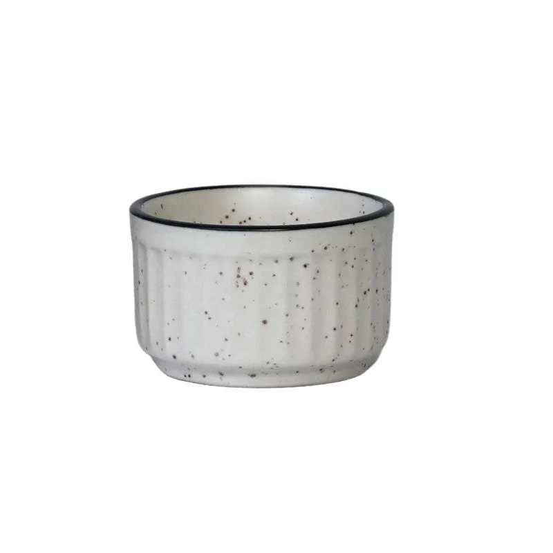 Virelle Ceramic Dip Bowls (White ,50 mL Each) - Set Of Two media 4