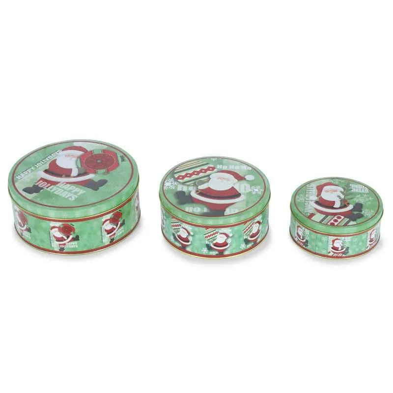Santa Stock Storage Box - Set Of Three media 3