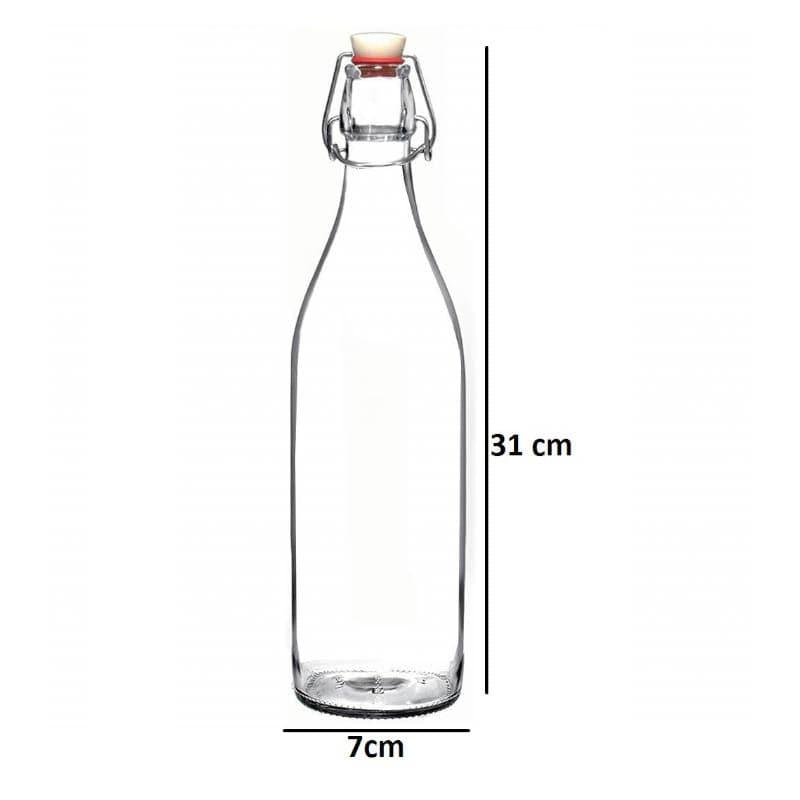 Renee Fliptop Glass Bottle - 1000 mL media 4