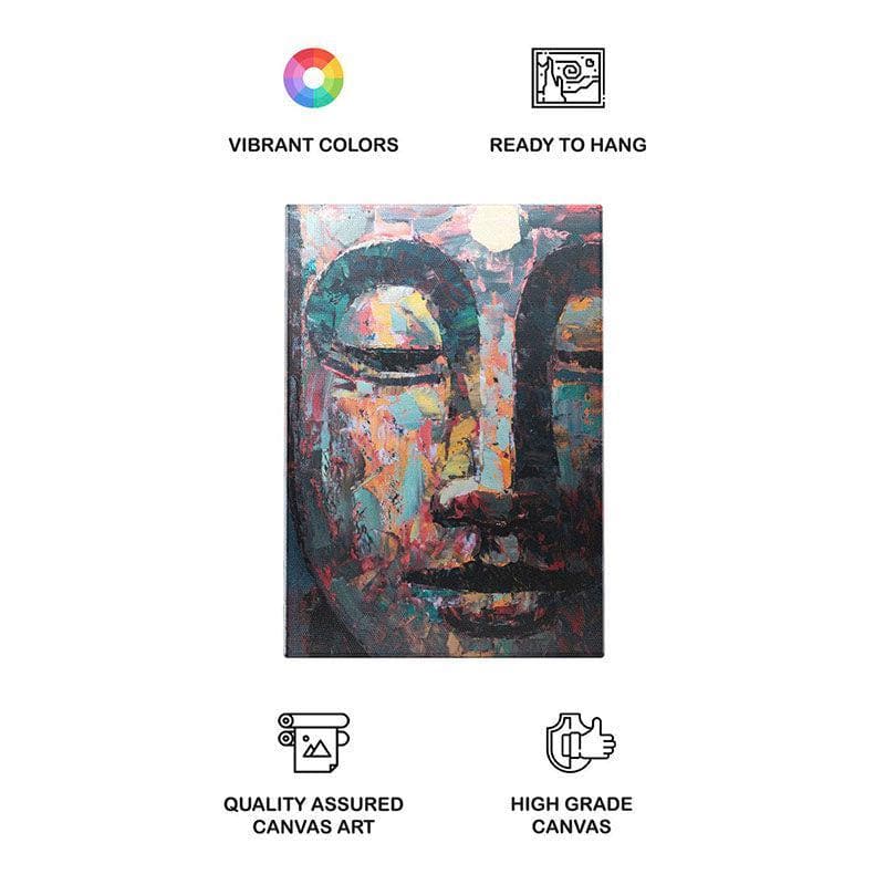 Buddha Canvas Wall Art - Gallery Wrap media 5