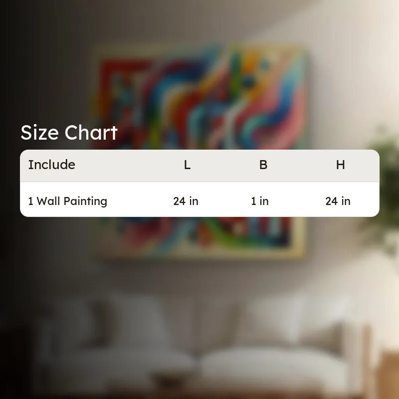 Zig-Zag Color Splash Wall Painting media 7