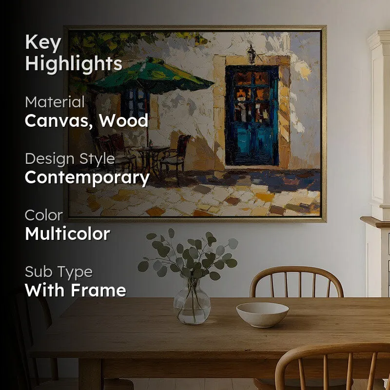 Midday Solitude Canvas Wall Painting With Frame media 2