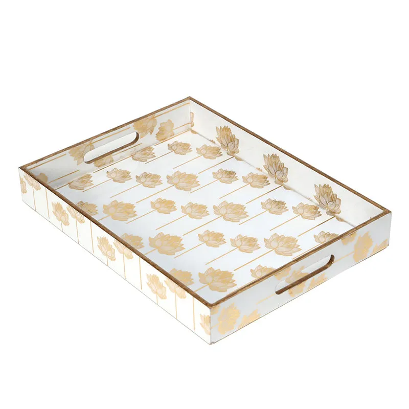 Lotus Lumina Enamel Coated Serving Tray media 4