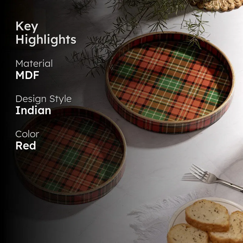 Festive Fir Serving Tray - Set Of Two media 2