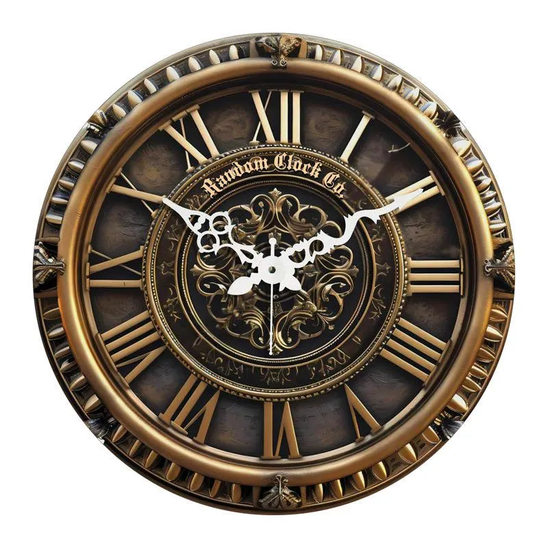 Arleth Retro 3D Printed MDF Wall Clock media 4