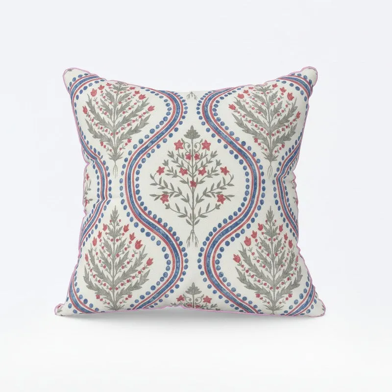 Paisley Motif Multicolor Cushion Cover Set - Set Of Two media 3