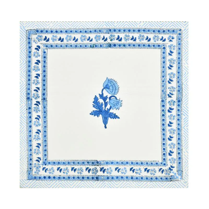 Parijat Pulse Jaipuri Block Print Cushion Cover - Set Of Two media 5
