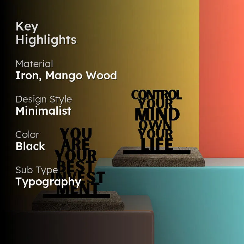 Own Your Life Showpiece - Set Of Two media 2