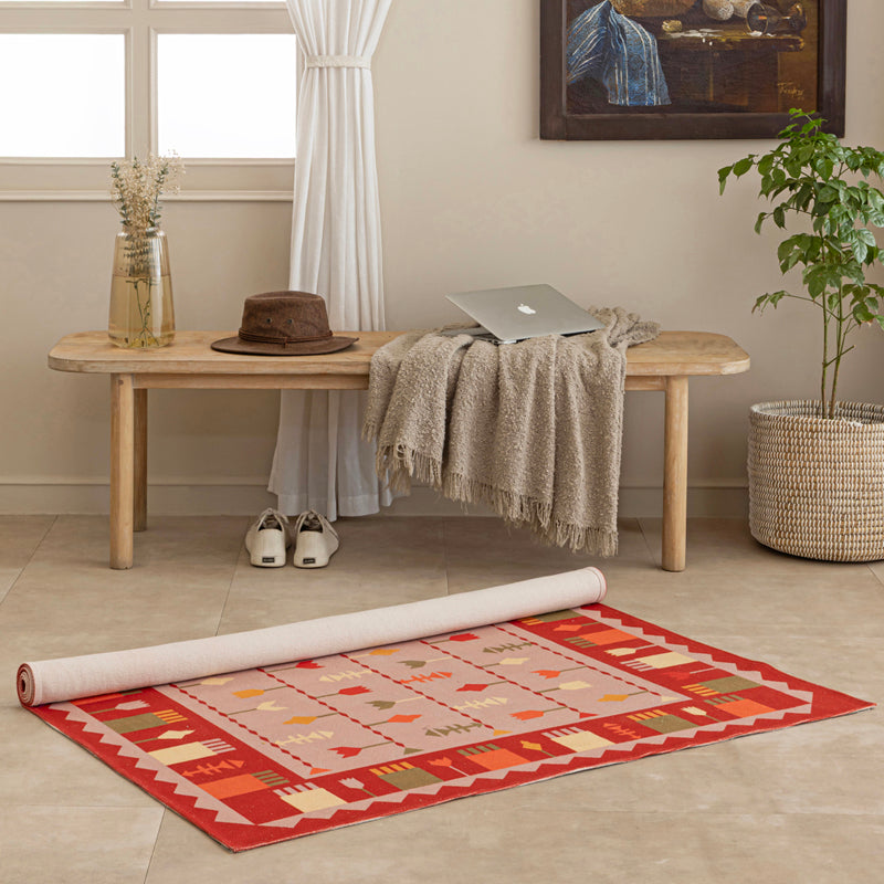 Kora Handwoven Cotton Rug media 5