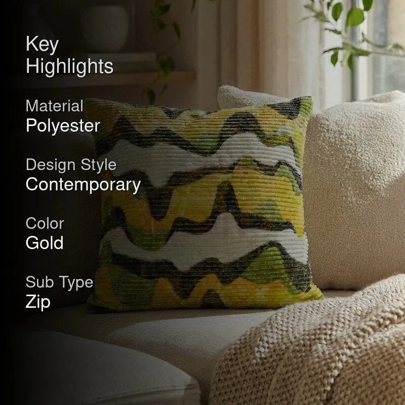 RythmFlow Cushion Cover - Yellow media 2