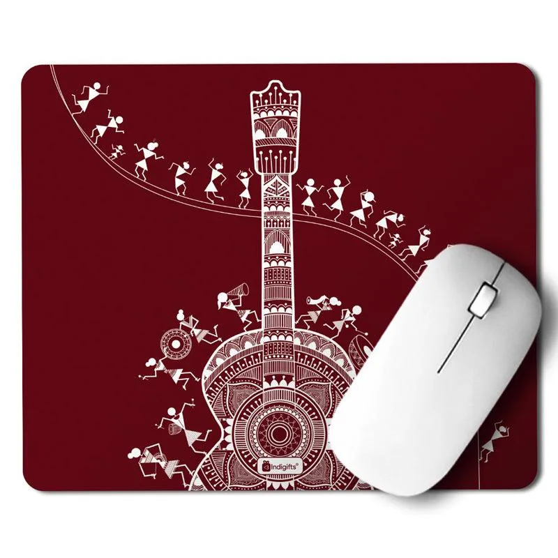 Wali Music Strings Mouse Pad - Red media 6
