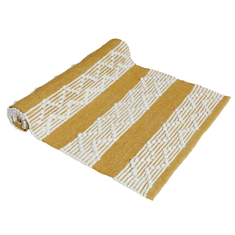 Weavax Cotton Runner Rug - Yellow media 6