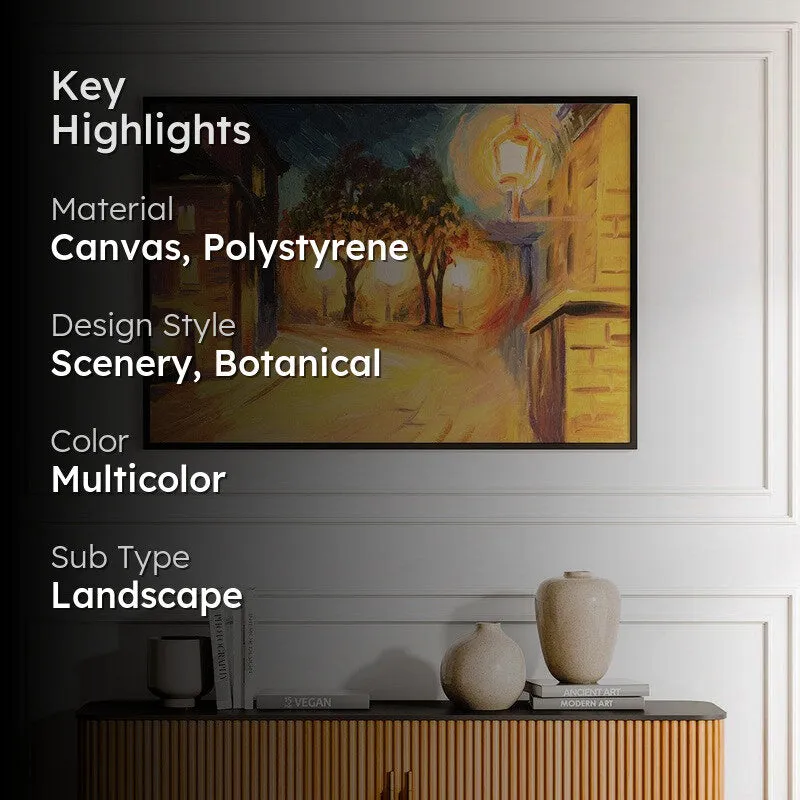 The Days Of Autumn Wall Painting - Black Frame media 2