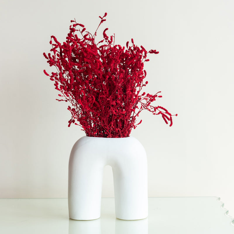Ariel Statice Flower Bunch - Red media 5