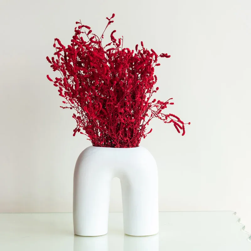 Ariel Statice Flower Bunch - Red media 5