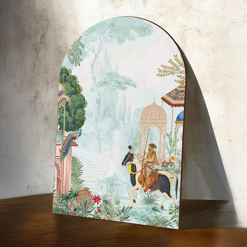 Shahi Manzar MDF Mughal Wall Art media 2