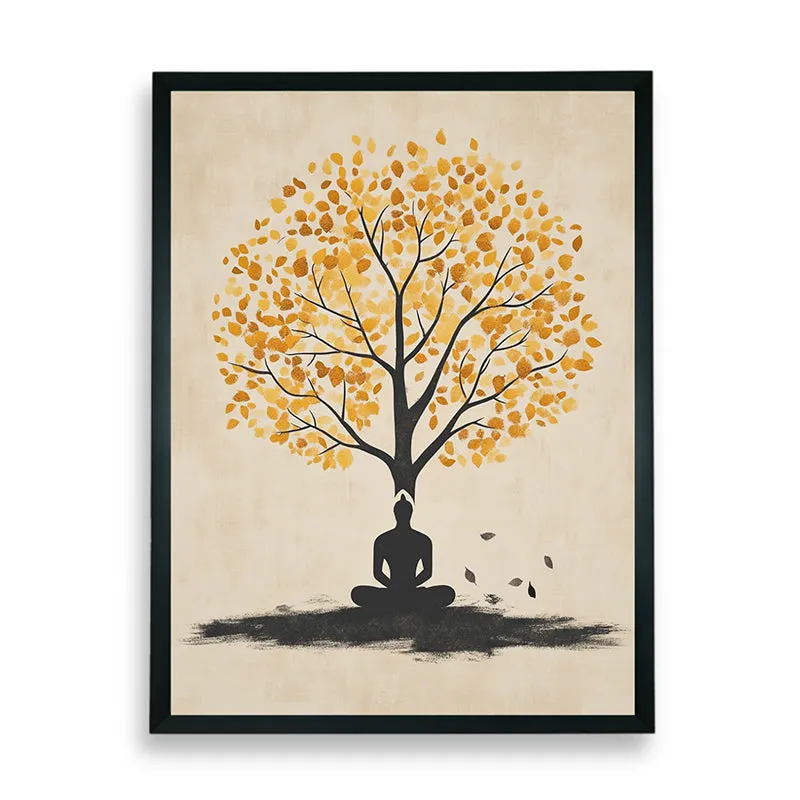 Bodhisattva Silhouette Wall Art With Resin Frame media 7