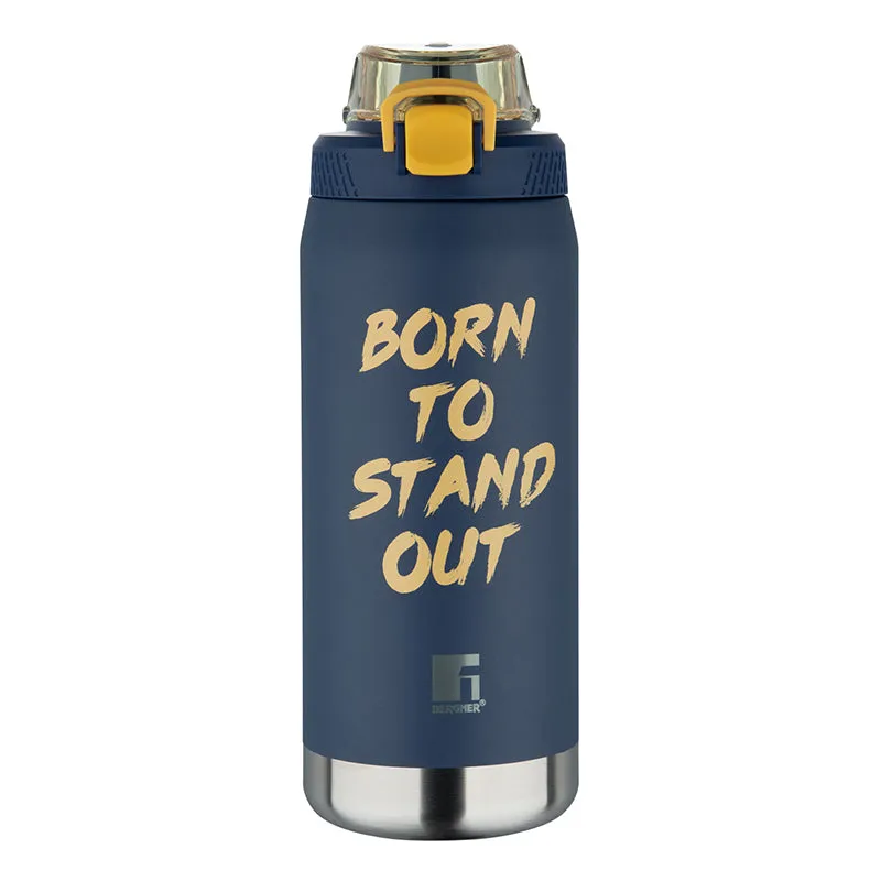 Bergner Voss Double Walled Hot & Cold Flask (Dark Blue) - 1100 mL media 7