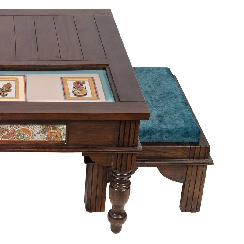 Samara Teak Wood Center Table media 5