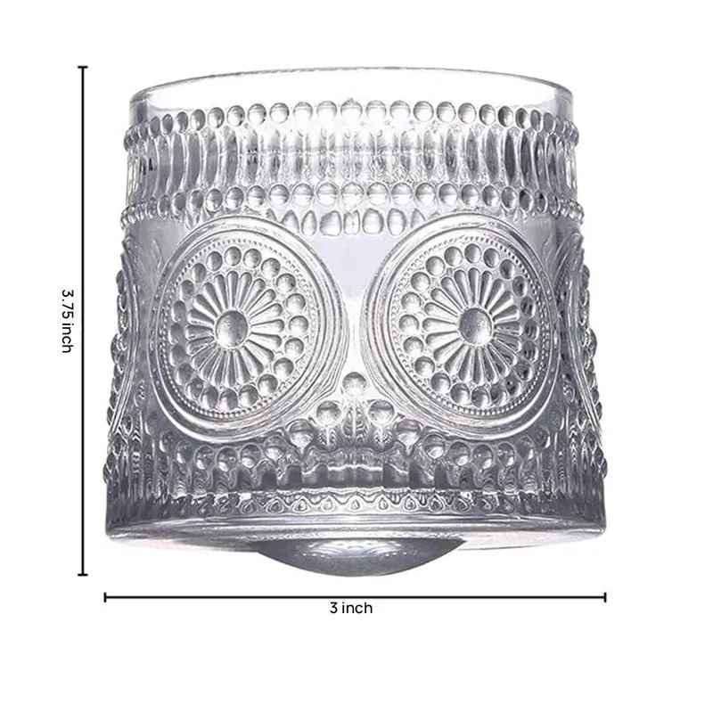 Clearo Whiskey Glasses (Transparent,350 mL Each) - Set Of Six media 5
