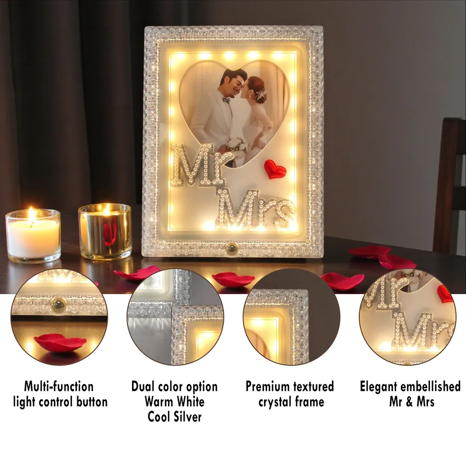 LinearLux Glowing Plastic Photo Frame media 5