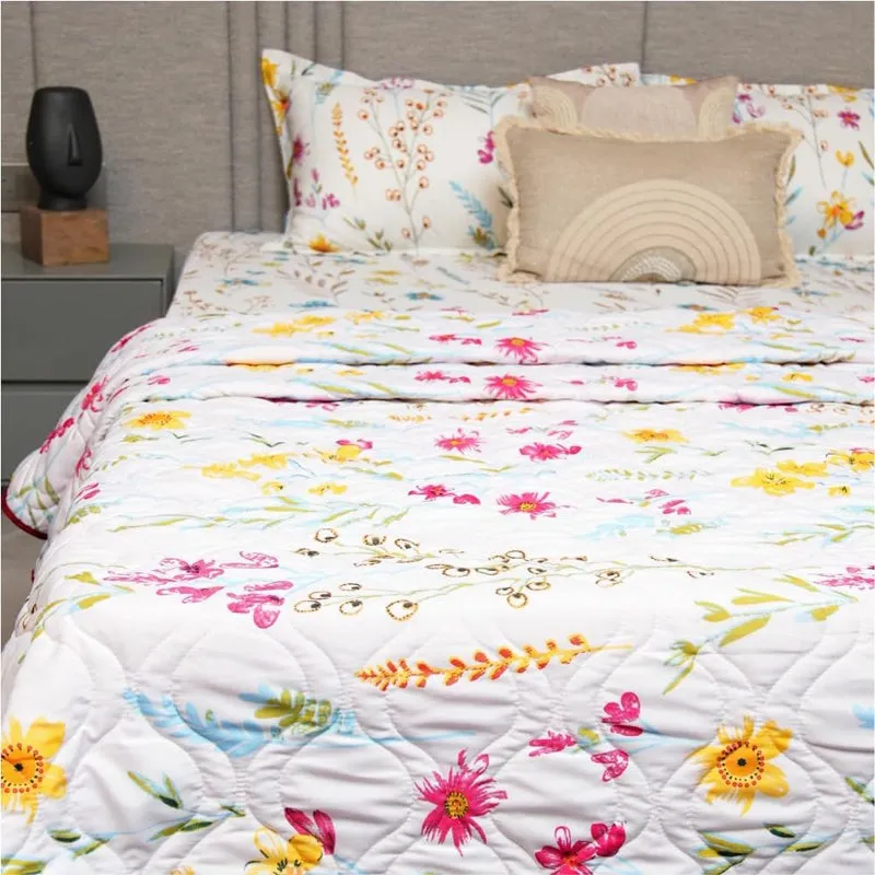 Urban Space France Reversible Microfiber Dohar (Pink) - 120 GSM media 7