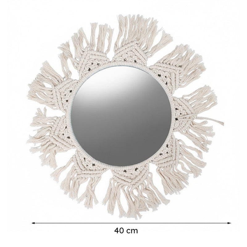 Floro Macrame Wall Mirror media 6