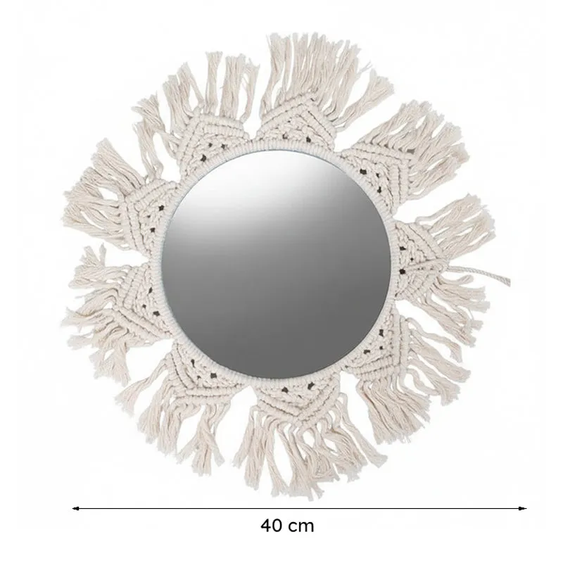 Floro Macrame Wall Mirror media 6