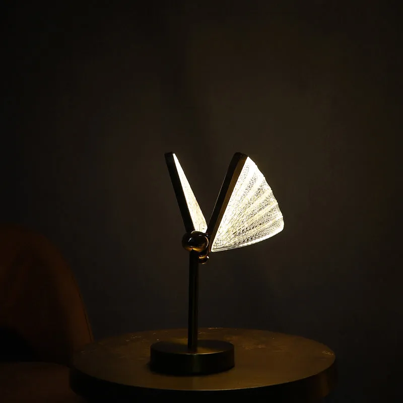 Titly Iron Table Lamp - Gold,Transparent media 1