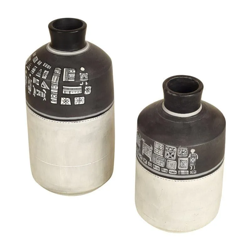 Misa Terracotta Vase - Set Of Two media 3