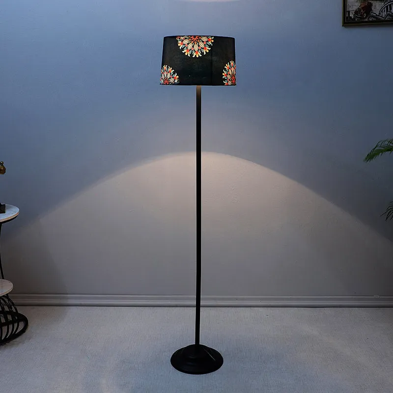 Toile Printed Metal Floor Lamp media 1
