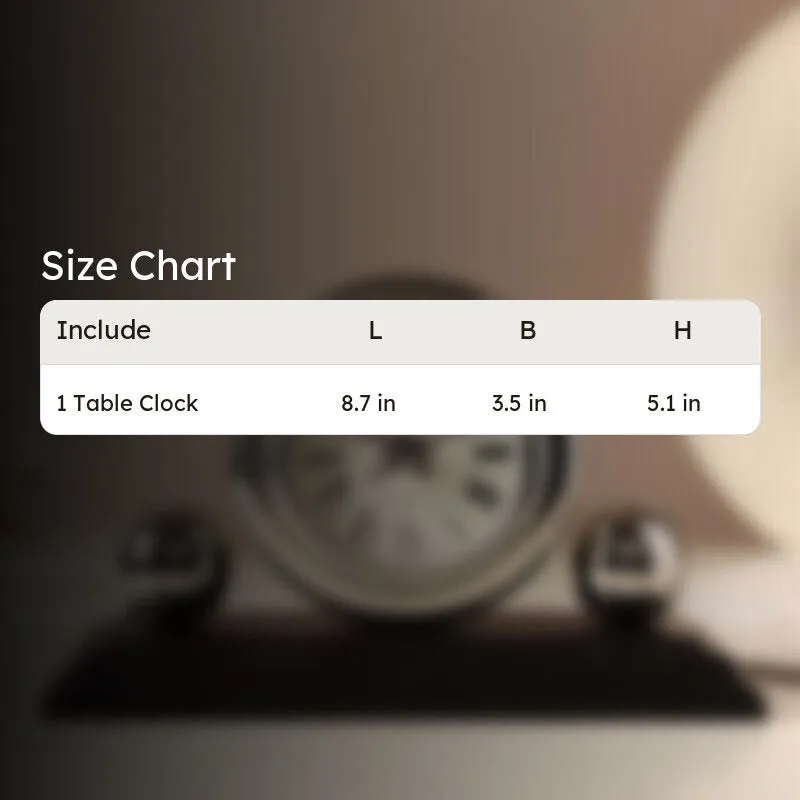 Chrona Table Clock - Silver media 7