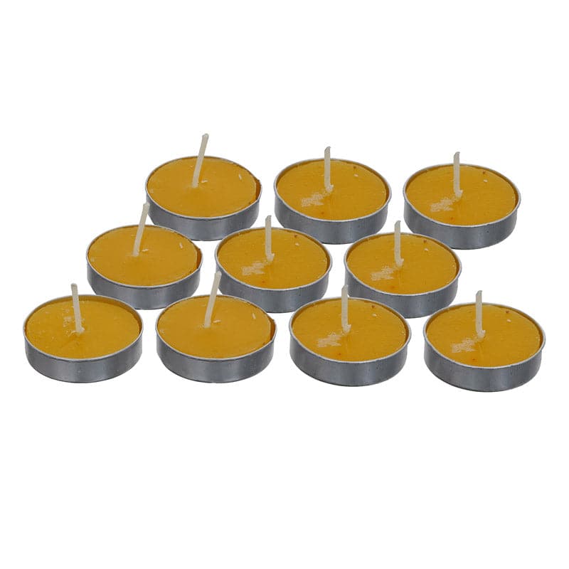 Sepova Lemon Scented Tealight Candle - Set Of Ten media 4