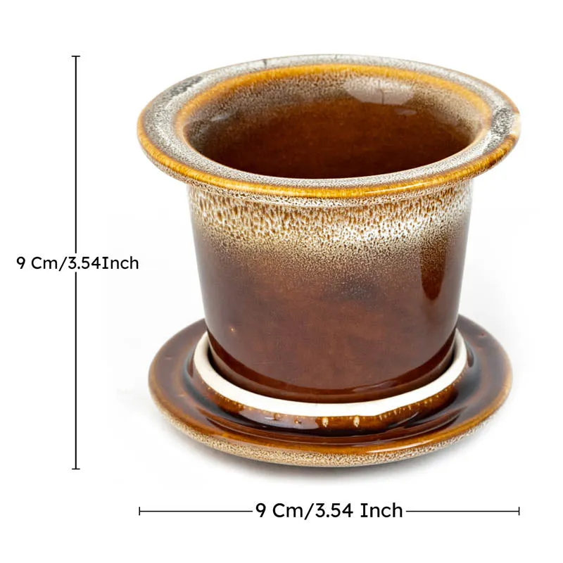 Vriksha Ceramic Mug With Infuser - 250 ML media 5