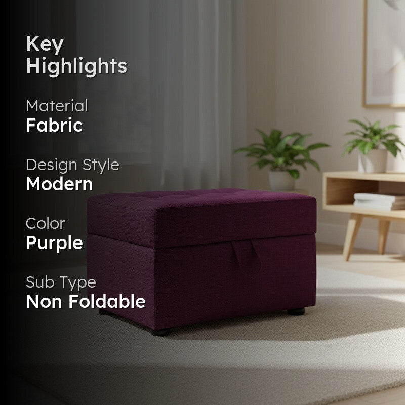Virex Comza Ottoman - Purple media 2