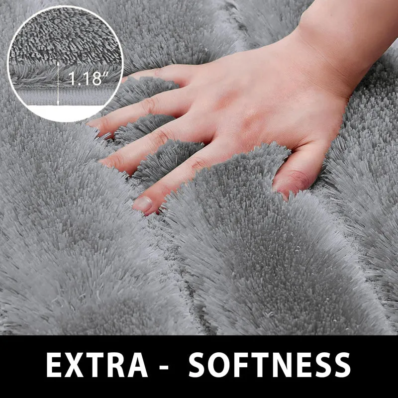 Toronto Touch Microfiber Bath Mat - Grey media 4