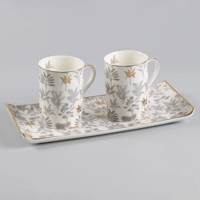 India Circus Crystal Bone China Coffee Mug (290 mL Each) - Three Piece Set media 3